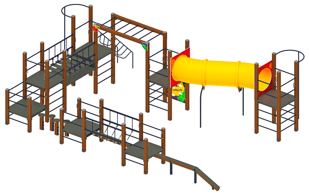 Детская площадка Спортивная серия СК 2.01.24-01.1