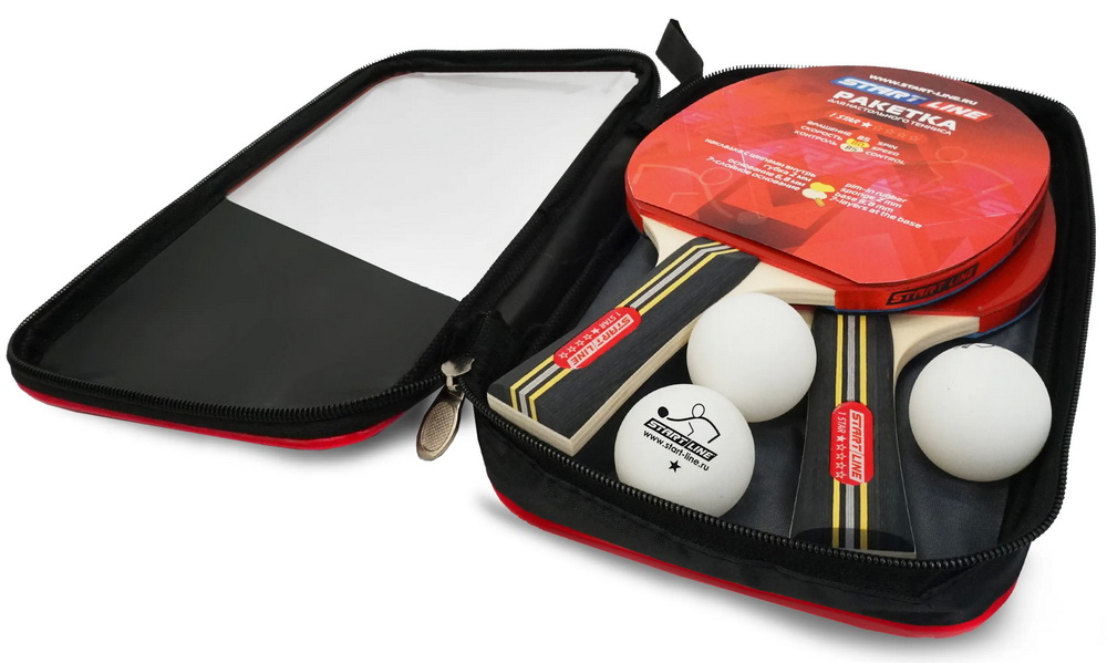 Набор для настольного тенниса START LINE Competition 2 ракетки 1*, 3 мяча 1*