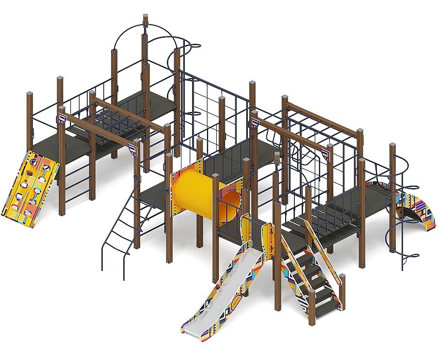 СПОРТ (Ритм) детский игровой комплекс ДИК 2.06.01-01 (H=1200)