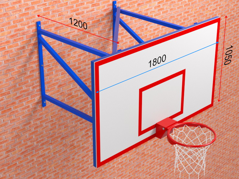 Ферма с выносом 1,2 м с игровым щитом и массовым кольцом (01.2006)