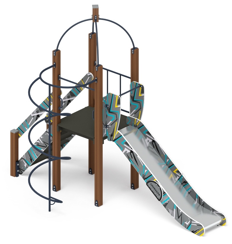 НАВИНА (Техно-голубой) детский игровой комплекс ДИК 2.09.01-01 (Н=1200)