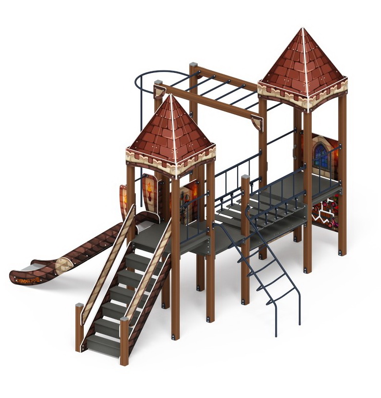 ЗАМОК детский игровой комплекс ДИК 2.18.01-02 (H=1500)