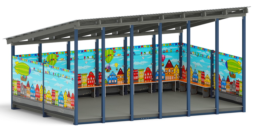 Теневой навес (Город) МФ 71.6.4-01