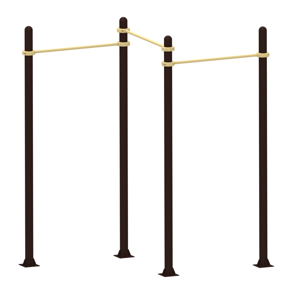 Трехсекционный турник-змейка Air-Gym YSK24