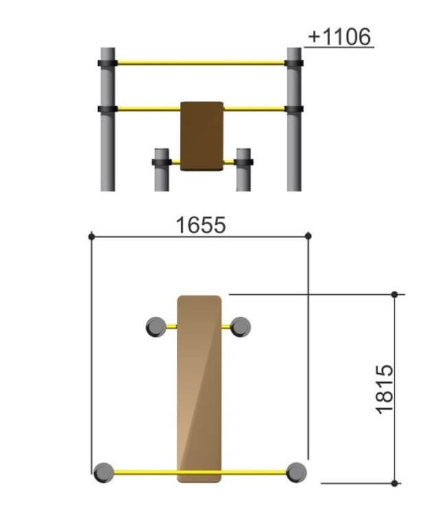 Скамья Romana 501.33.01