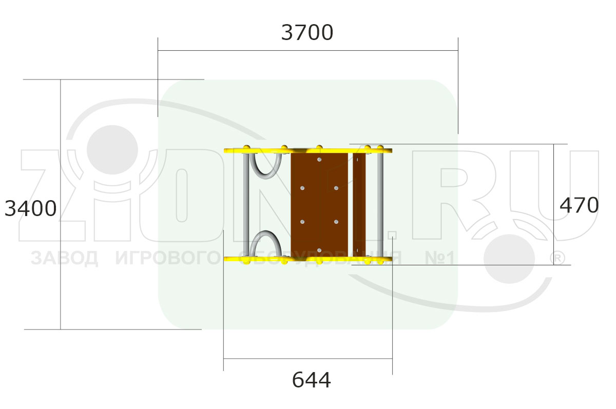 Качалка на пружине ZION Пчелка У1 (КЧ073)