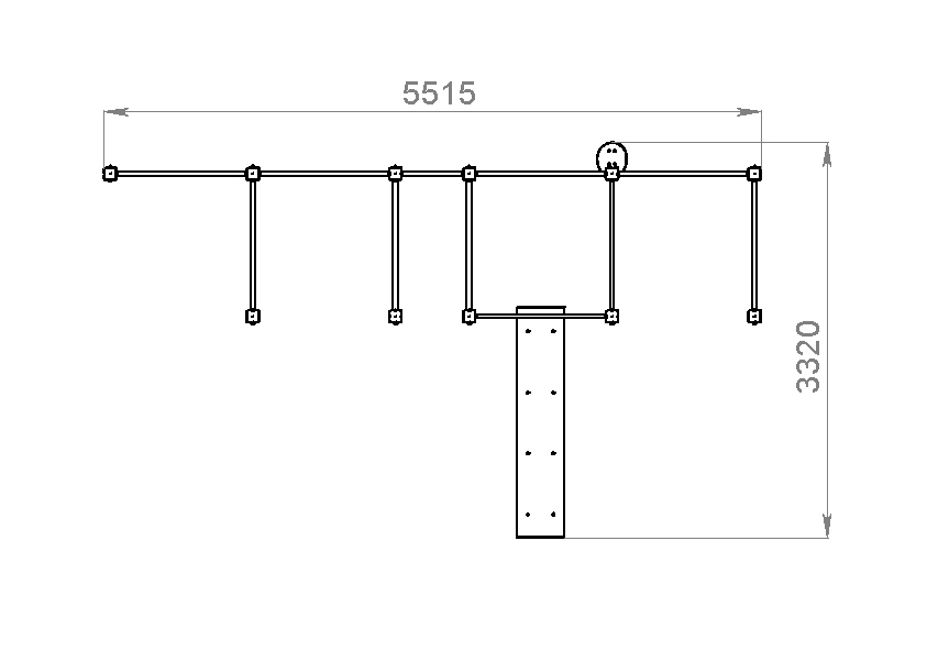 Уличный спортивный комплекс START LINE Fitness № 9