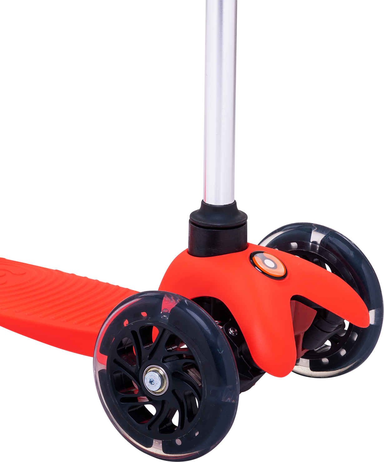 Самокат 3-колесный Zippy 3D, 120/80 мм, красный