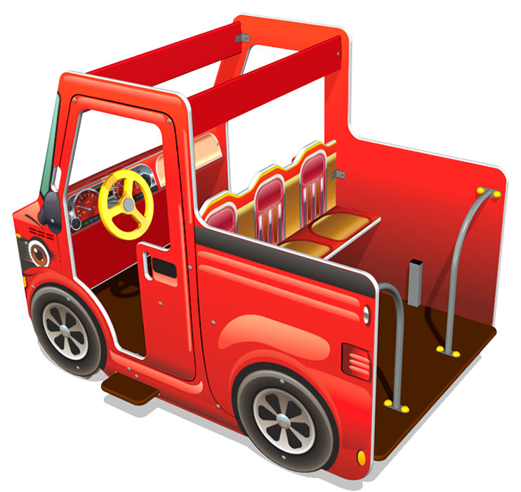 Игровой макет ZION Машинка Пикап (ИМ251)