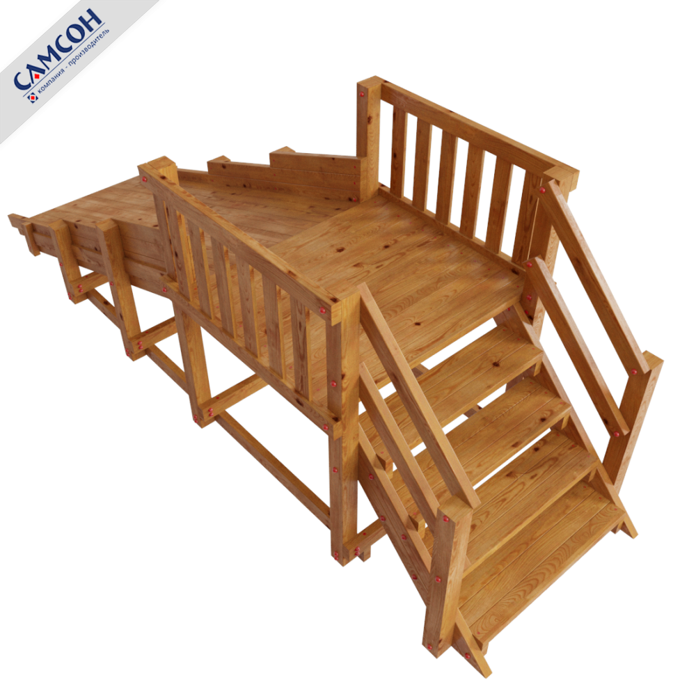 Детская зимняя горка УРАЛ Самсон