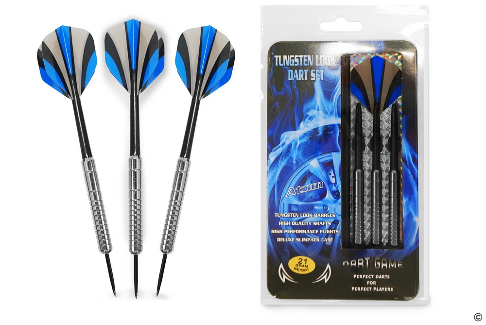Комплект дротиков ATOM, покрытие Вольфрам (21, 22, 23, 24 г)