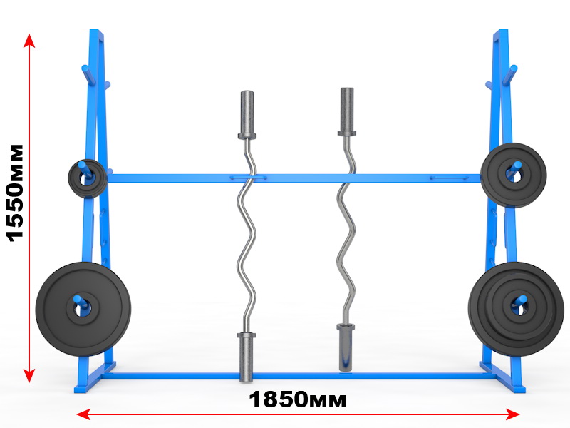 Стойка для грифов и дисков (13.405)