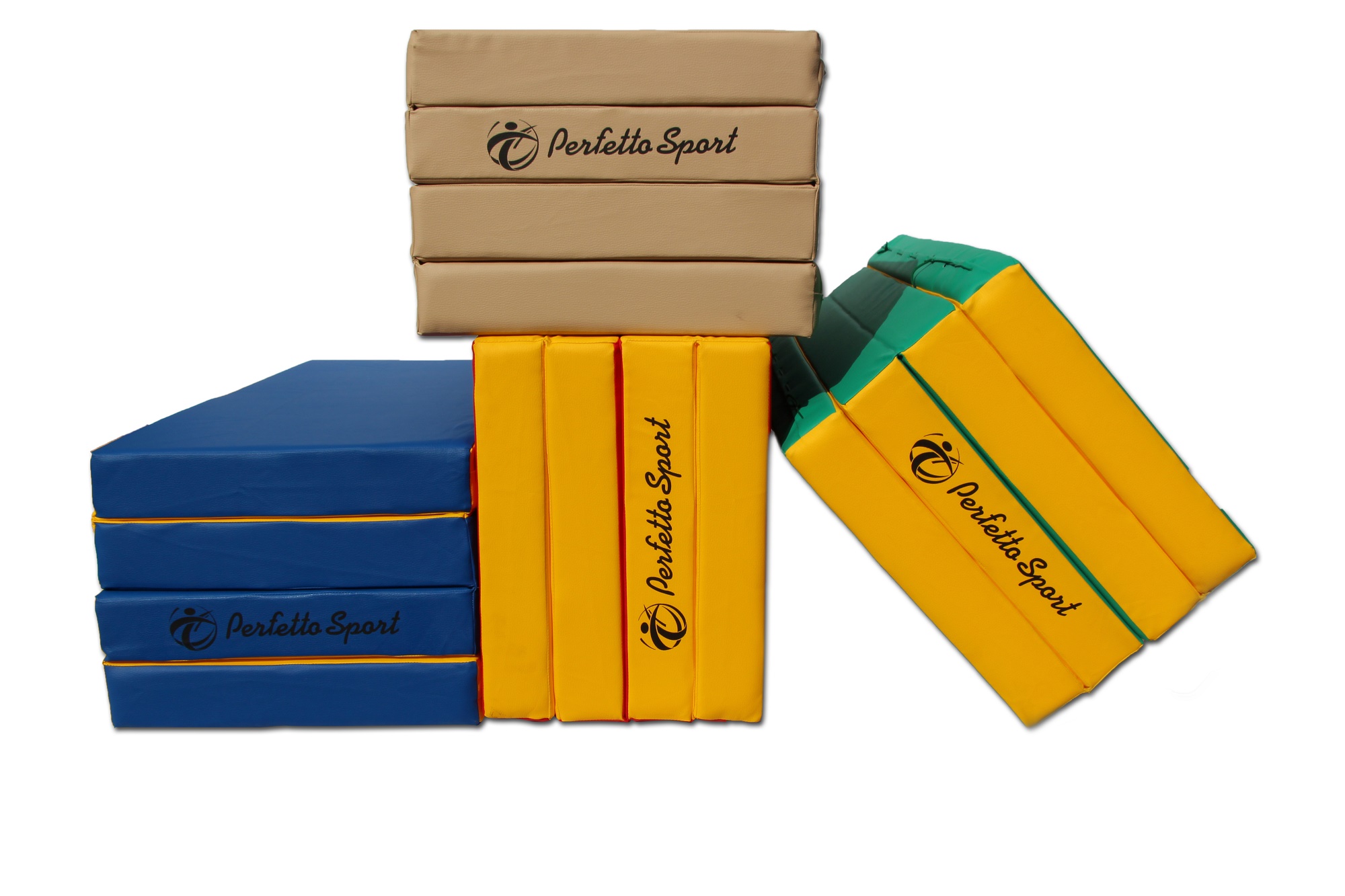 Мат № 5 (100 х 200 х 10) складной 3 сложения PERFETTO SPORT бежевый