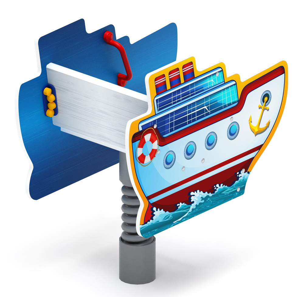 ПАРОХОДИК качалка на пружине ИО 22.17.01-01