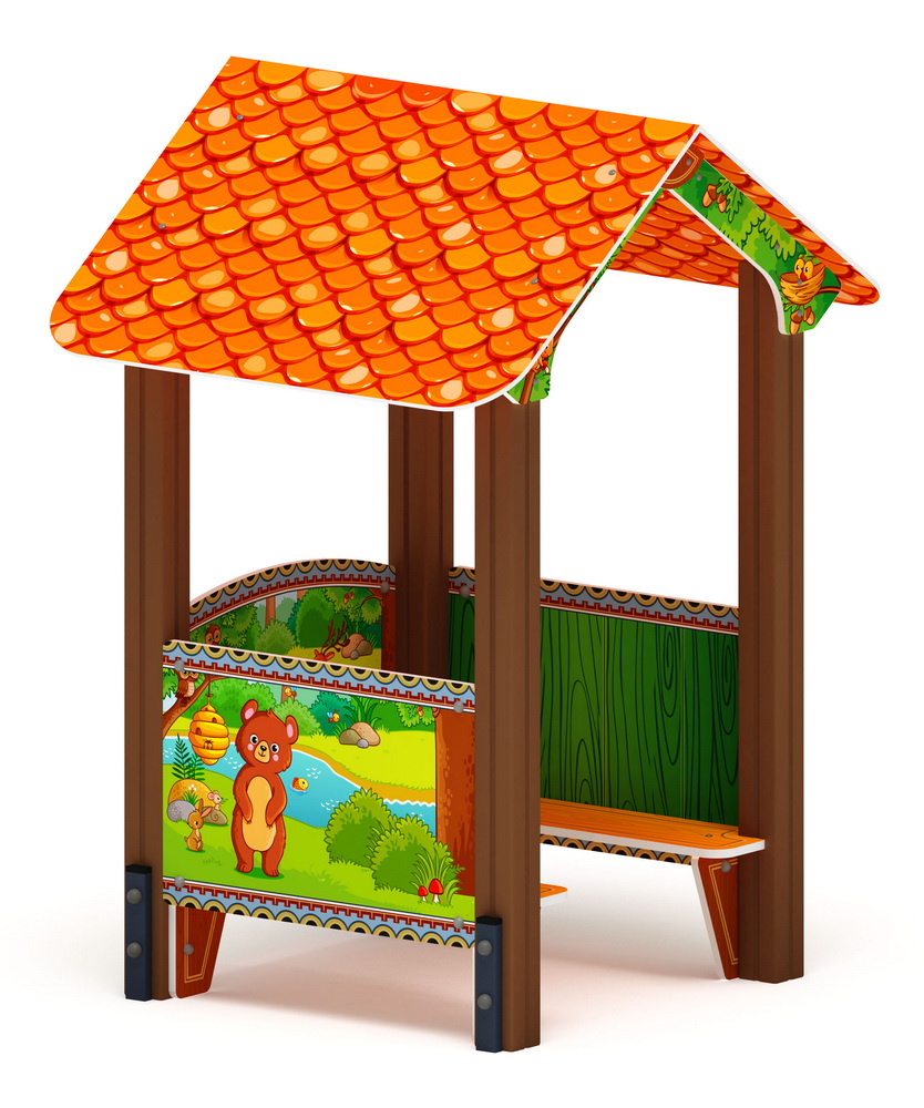 ДОМИК МАЛЫЙ 1 (Полянка) для детской площадки МФ 10.01.01-04