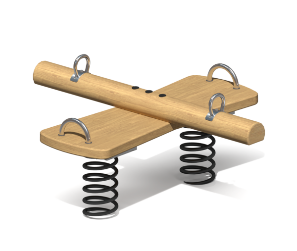 Качалка-балансир на двух пружинах для детской площадки Бабочка КБ-78