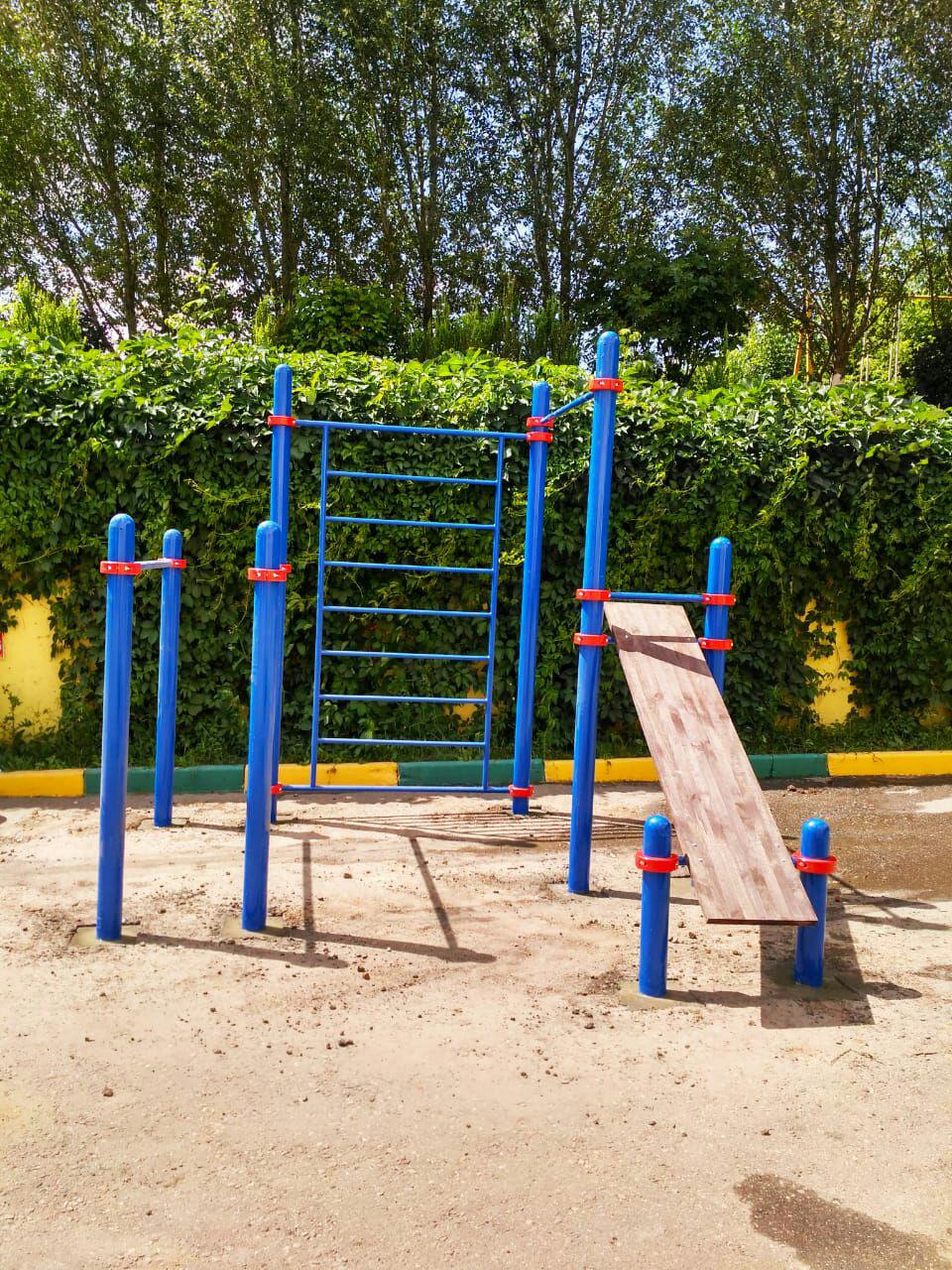 Комплекс турник, брусья, скамья для пресса, шведская стенка  Air-Gym YSK60