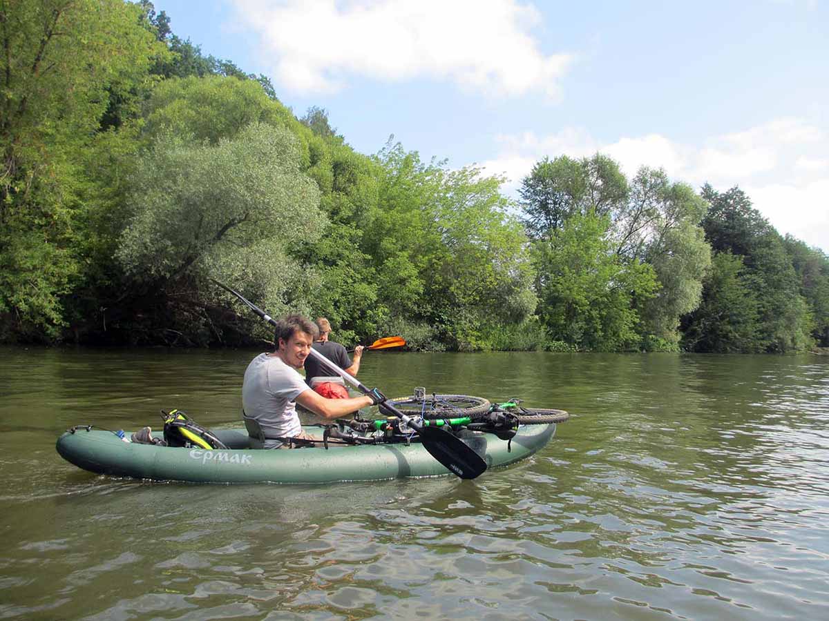 Весло для пакрафта пятисекционное RST Эко