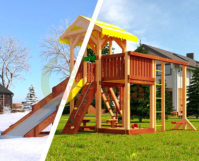 Детская площадка Савушка "4 сезона"- 5