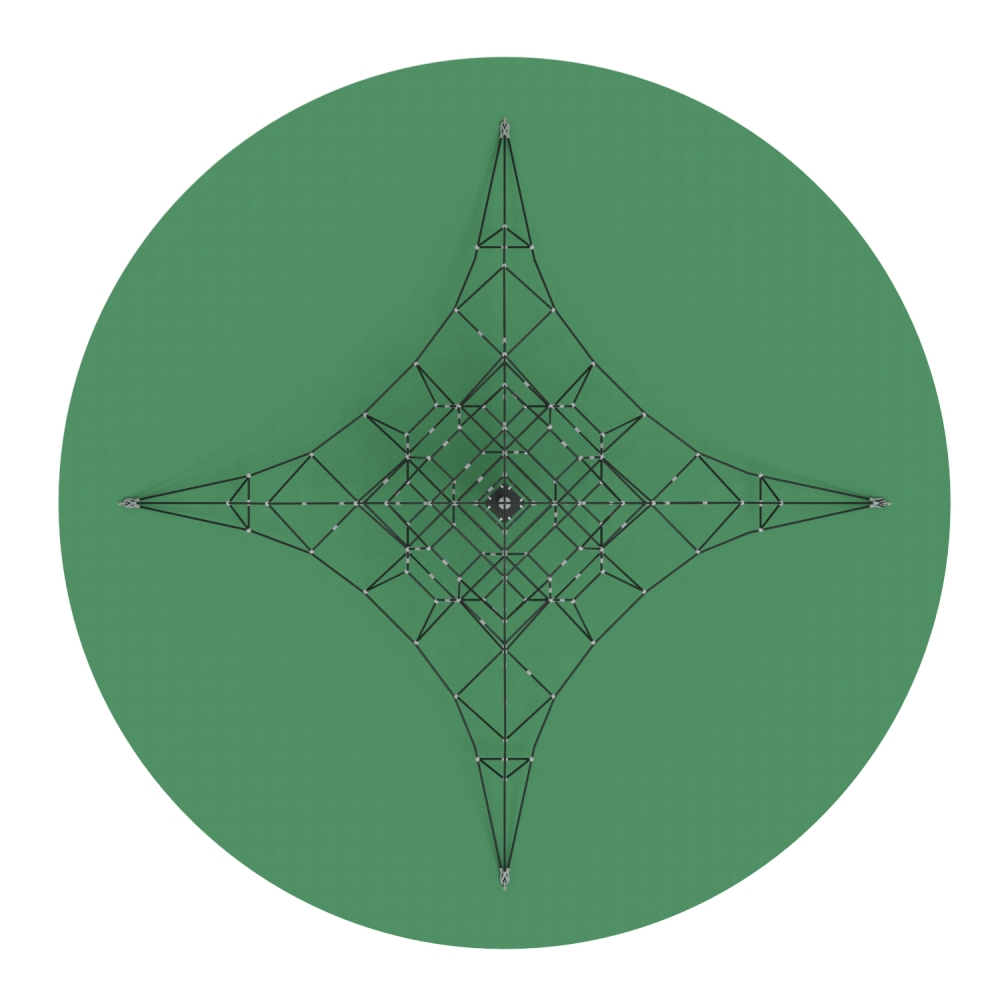 Лаз-сетка Пирамида (на резиновое покрытие) СК 2.05.08-РК