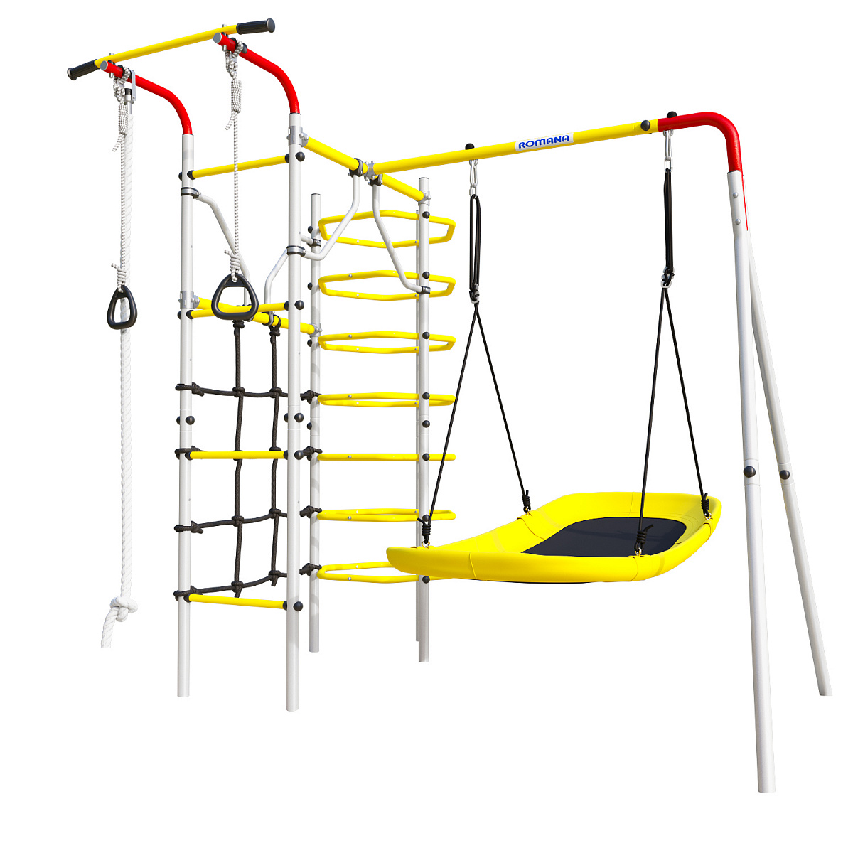 Детский спортивный комплекс для дачи КОСМОС Romana 103.21.05 + 1.Д-26.08 (качели-лодка)