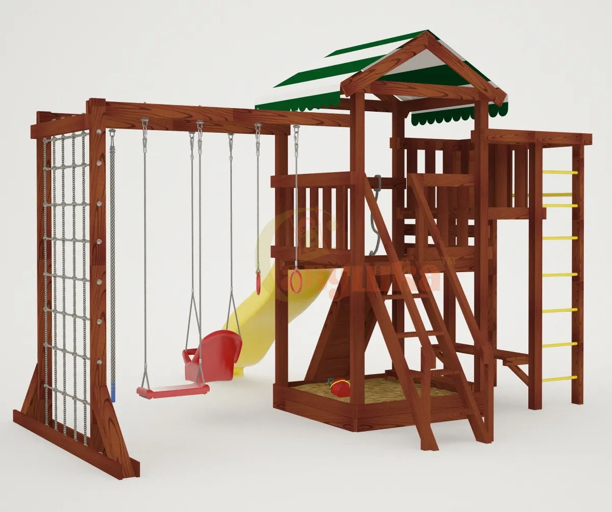Детская площадка Савушка Мастер 4 (Махагон)