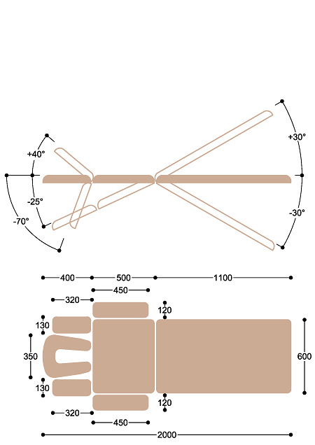 Массажный стол Heliox Medicus