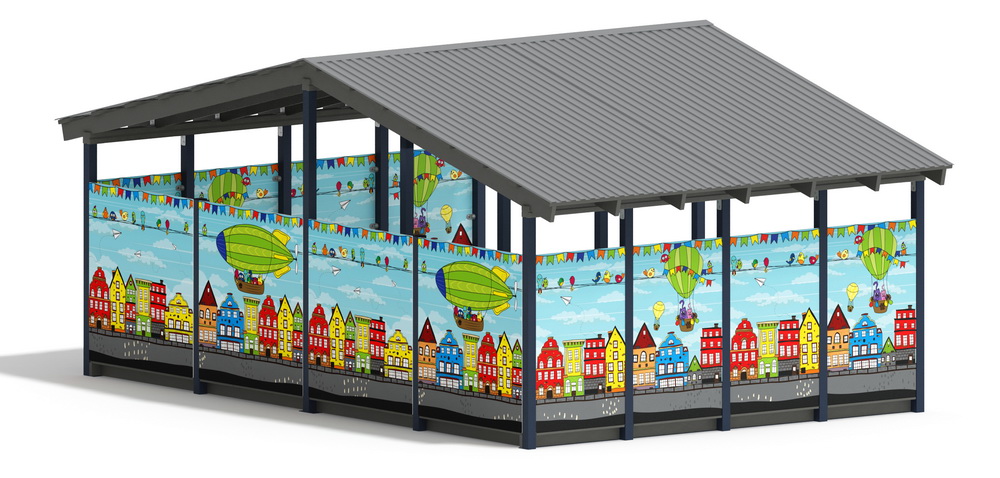 Теневой навес (Город) МФ 70.6.4-01