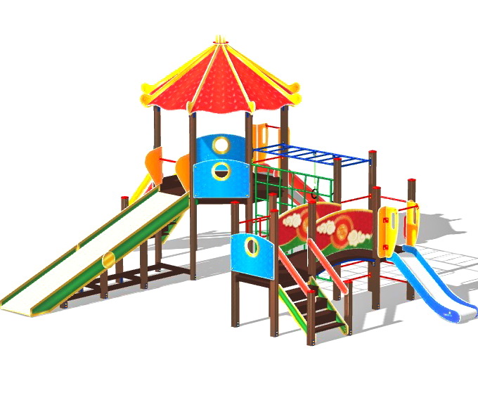 КАРНАВАЛ детский игровой комплекс ДИК 2.22.03 (H=1500, H=900)