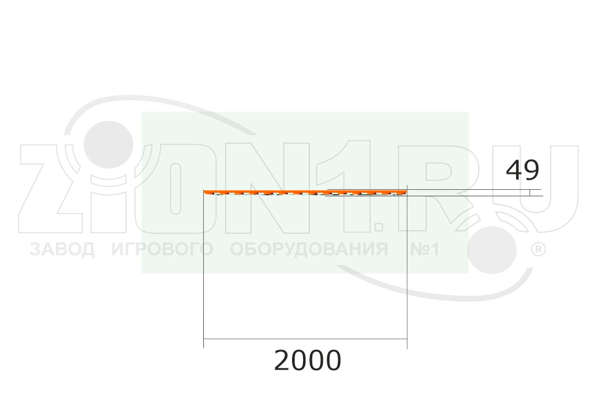 Ограждение детской площадки ZION Африка (ОГД004)