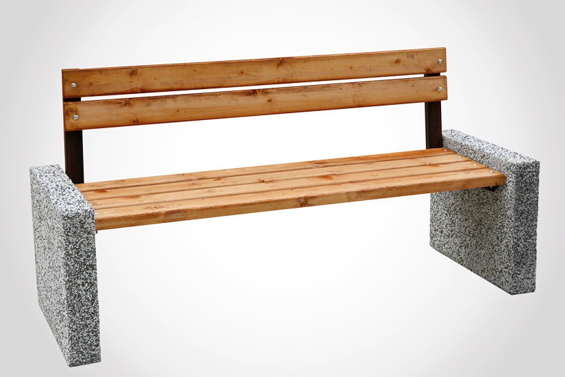 Скамья бетонная С-16 ЗИЛ