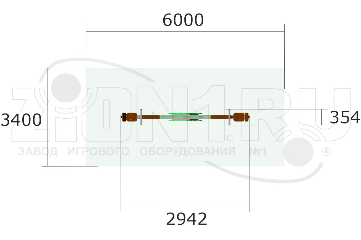Качалка-балансир ZION Лягушка У1 (КЧ088)