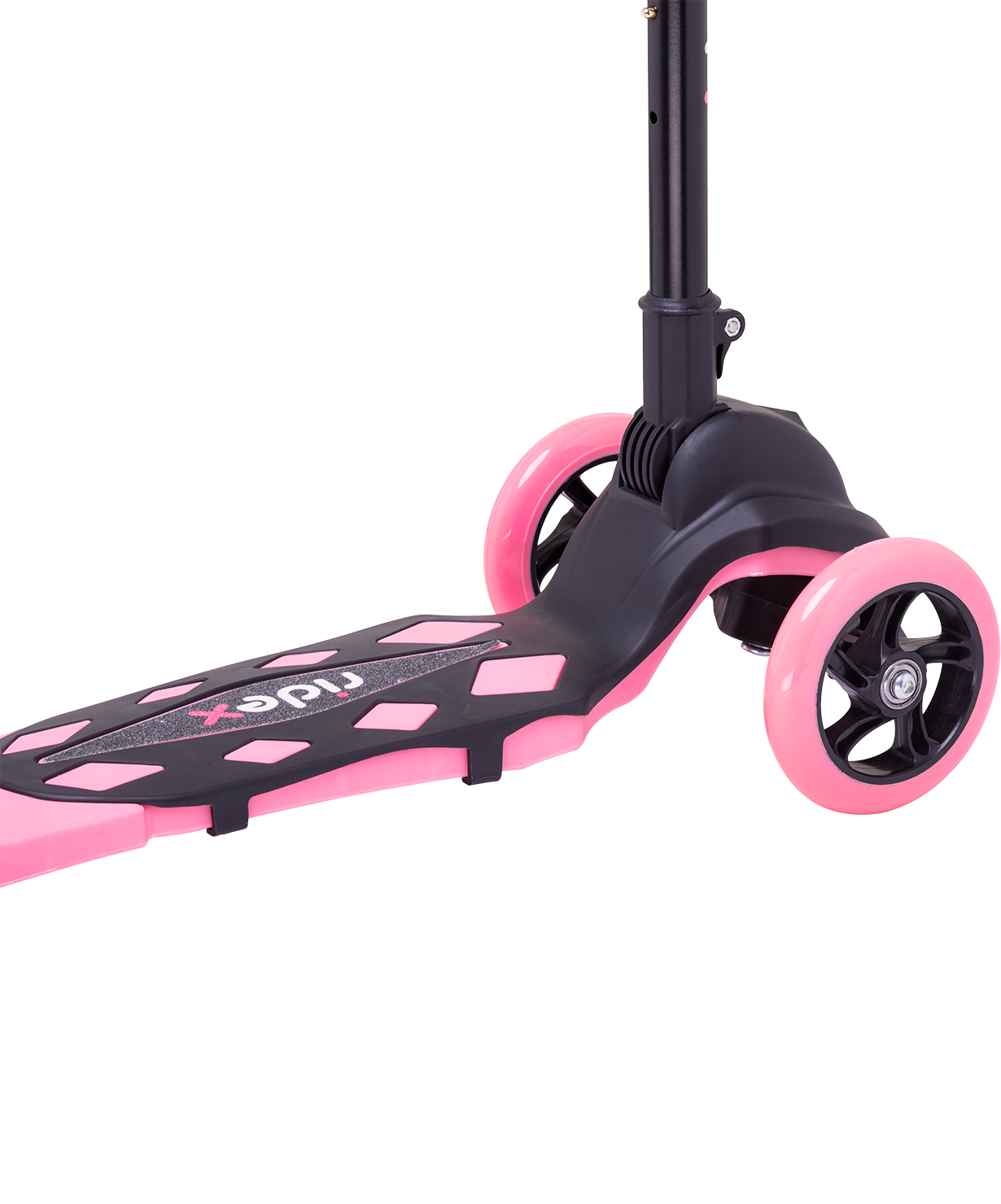 Самокат 3-колесный Robin 3D 120/90 мм, розовый