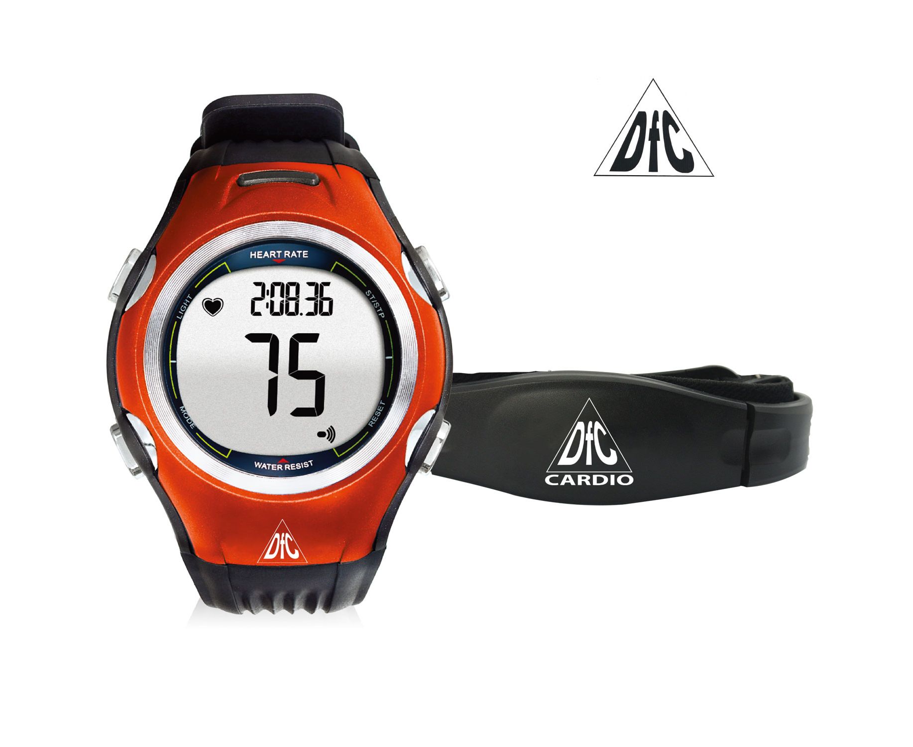 Нагрудный кардиодатчик + часы-монитор DFC W117 (комплект)