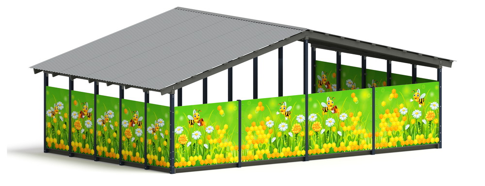 Теневой навес (Пчёлка) МФ 70.8.5-05