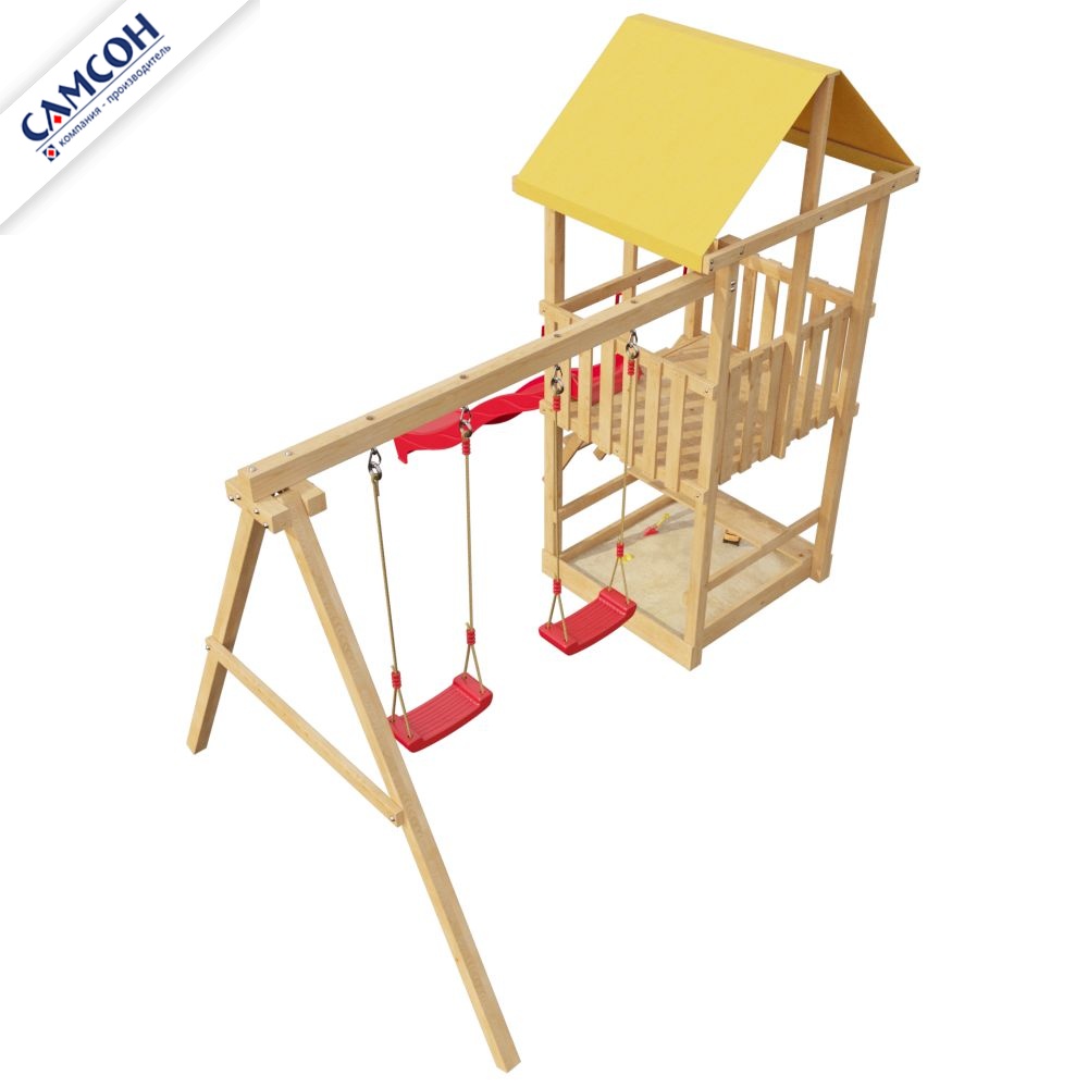 Детская деревянная игровая площадка ЭЛЕМЕНТ 3 Самсон