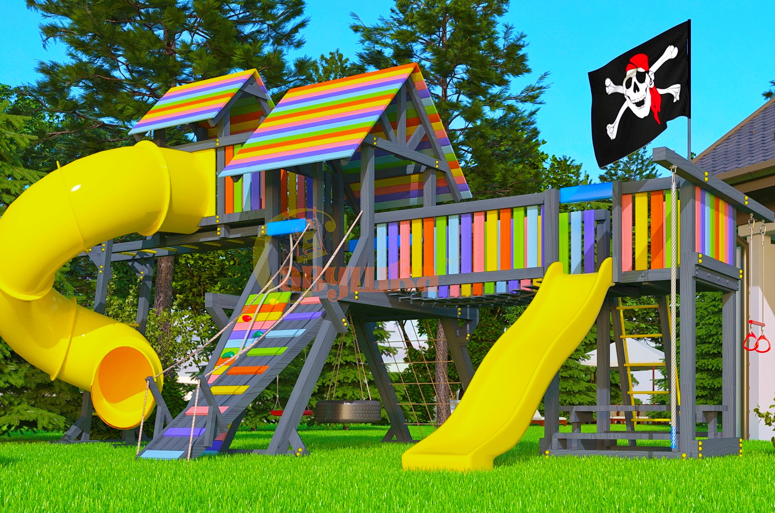 Детская площадка Савушка 8 (Black)