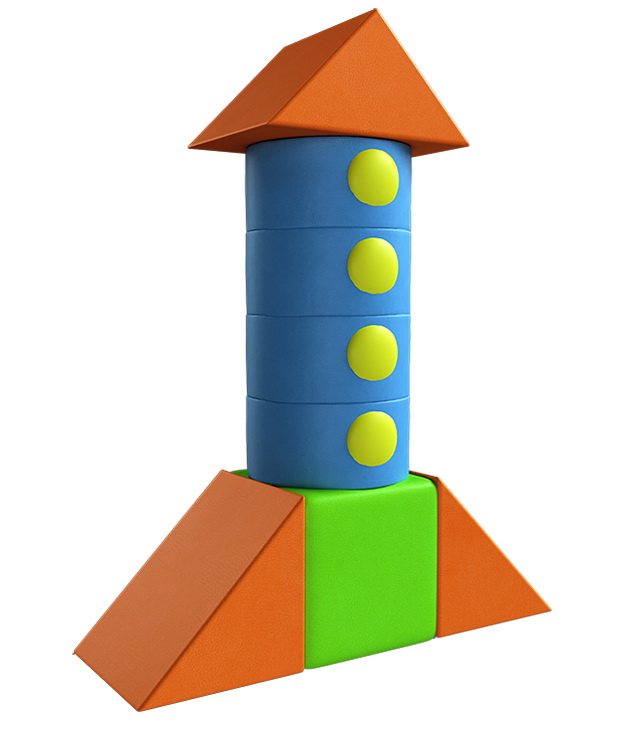 Мягкий игровой комплекс РАКЕТА Romana (ДМФ-МК-08.71.00)