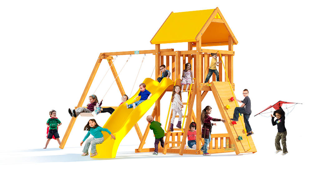 Детский деревянный игровой комплекс ВЕРСАЛЬ