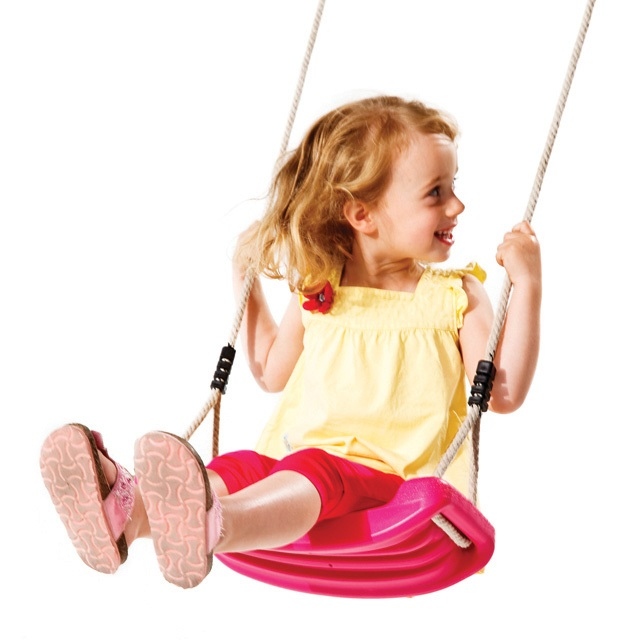 Качели Лодочка. Красные