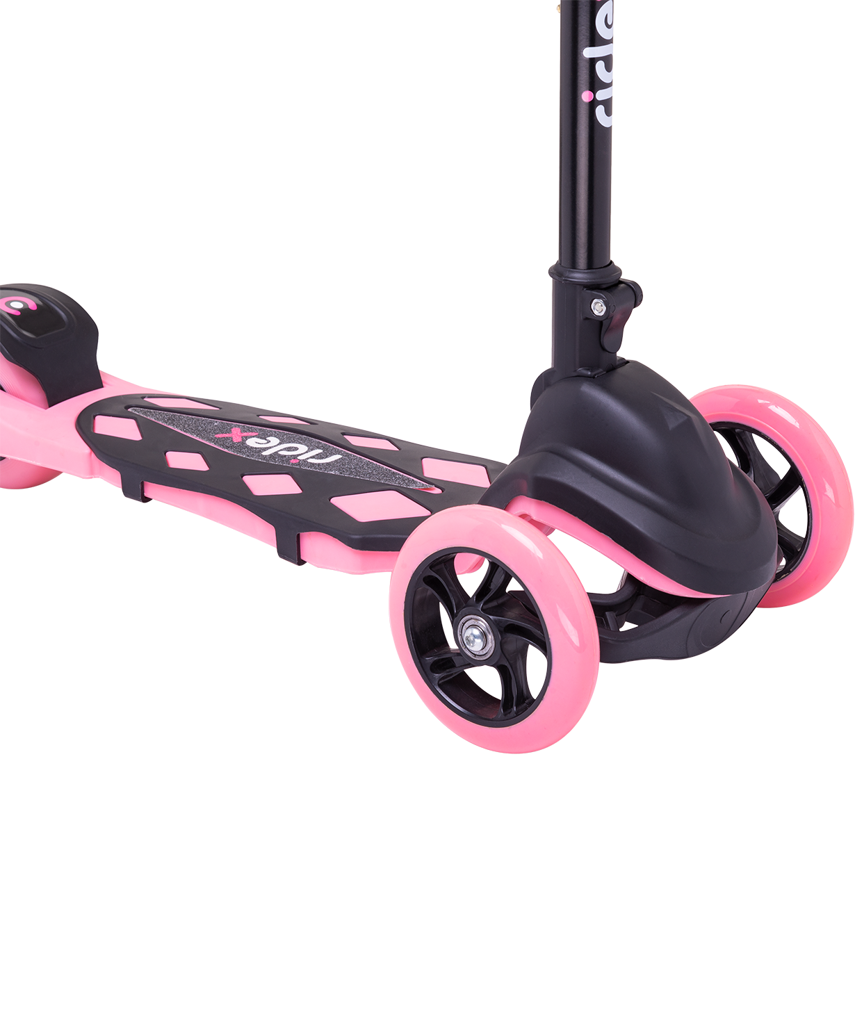 Самокат 3-колесный Robin 3D 120/90 мм, розовый