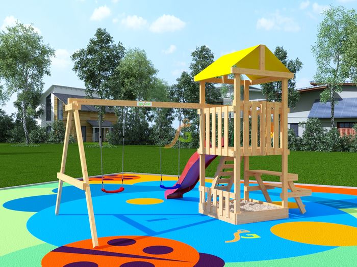 Детская площадка IgraGrad Крафтик со столиком