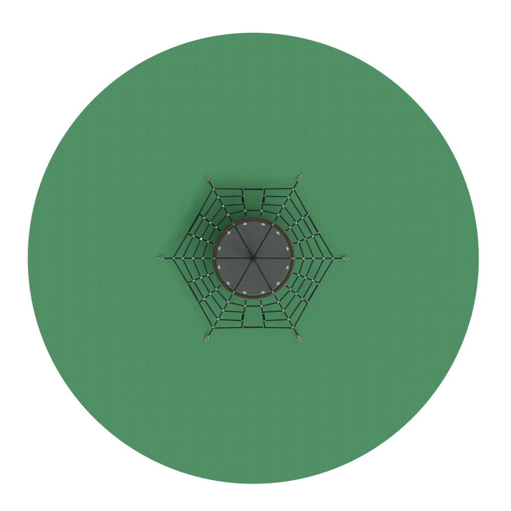 Лаз-сетка Пирамида (на резиновое покрытие) СК 2.05.06-РК