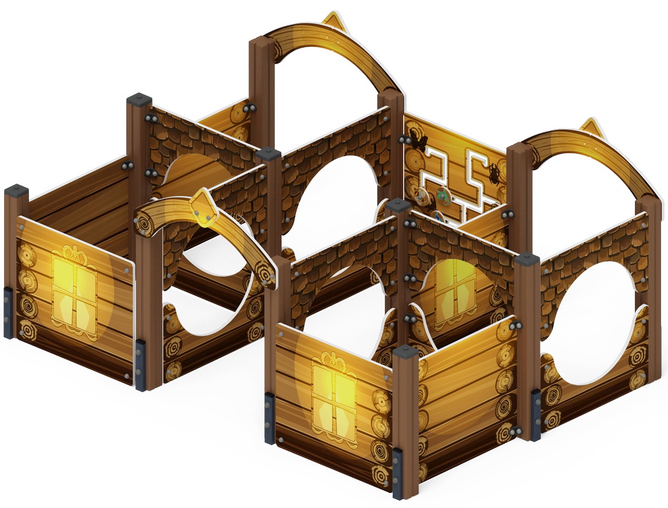 Лабиринт КУБИК 2 (Эко) игровая форма МФ 20.01.02-02