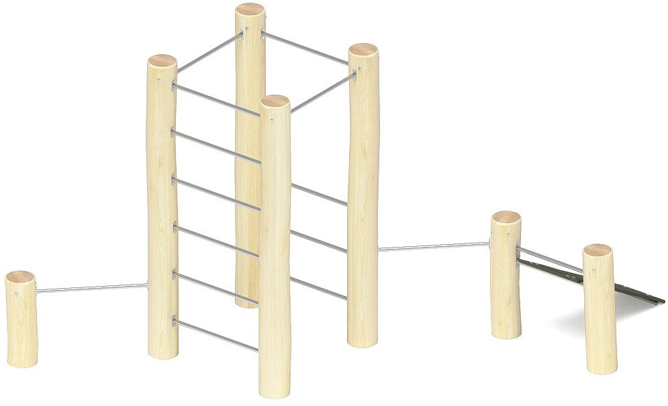 Детский комплекс Спортивная серия (Робиния) СК 2.08.04