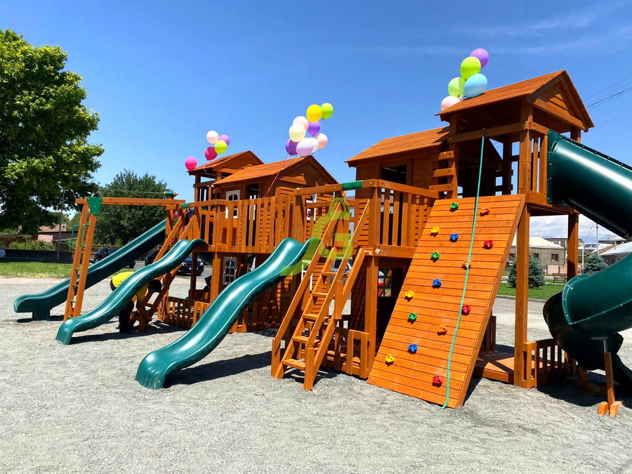 Детская деревянная площадка IgraGrad Домик 7