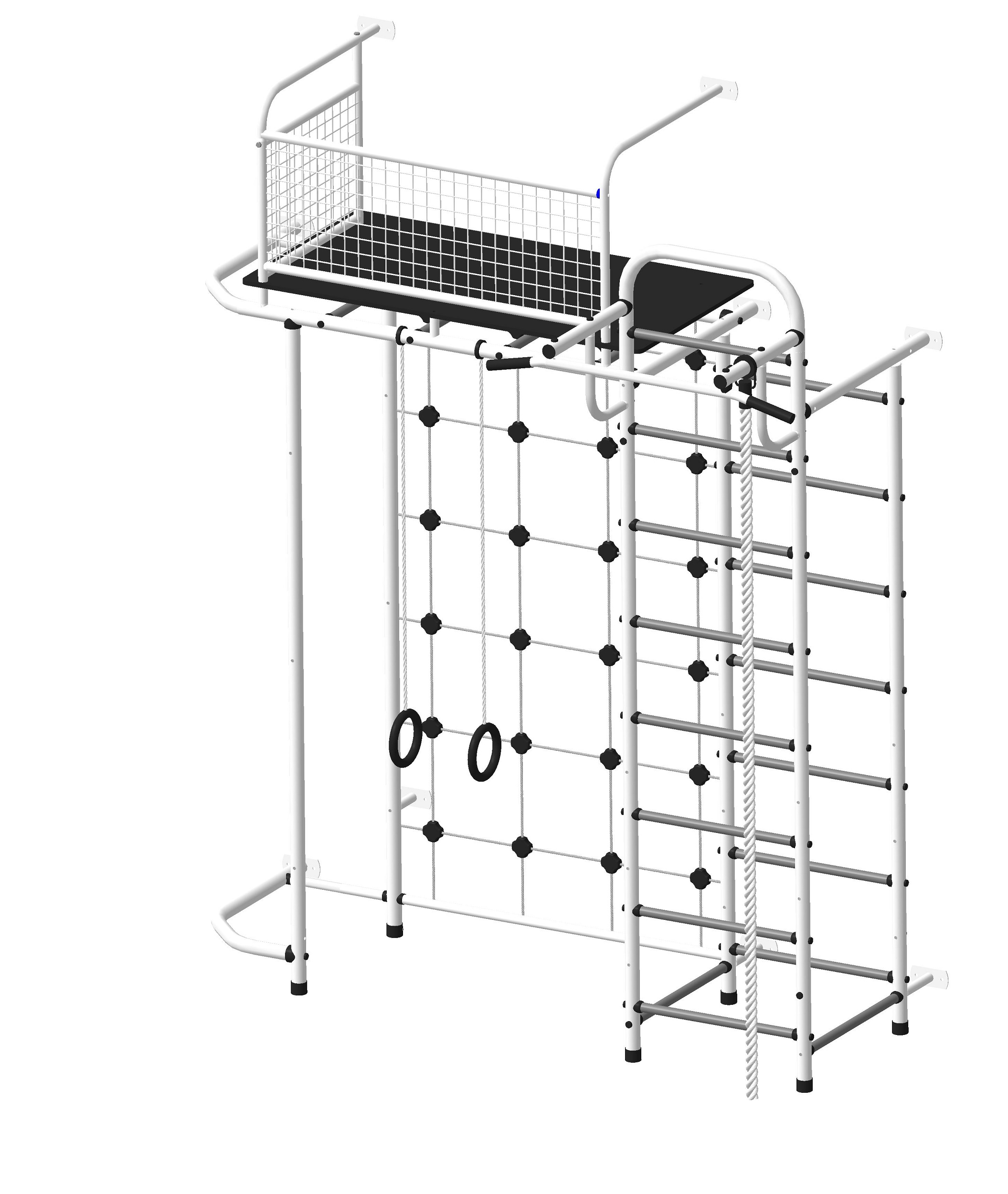 Спортивно-игровой комплекс Пионер 11ЛМ сине/жёлтый