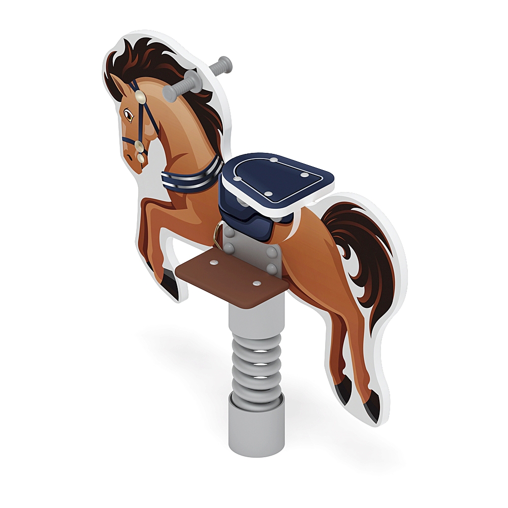 ЛОШАДКА 3 качалка на пружине ИО 22.01.13-01