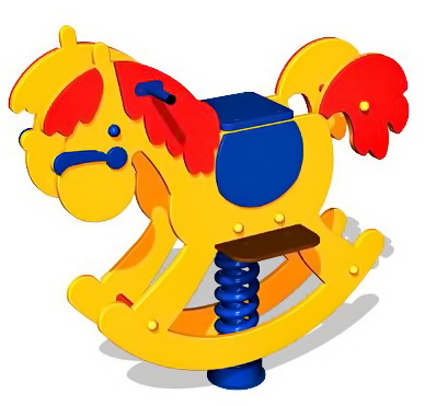 Качалка на пружине ZION Пони