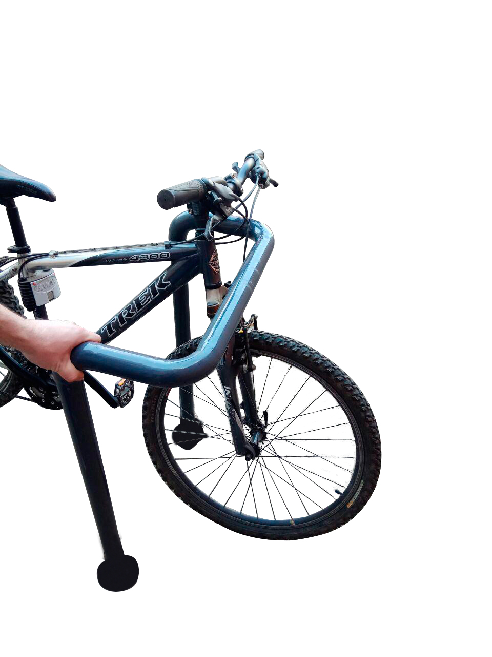 Велопарковка одиночная U-универсал